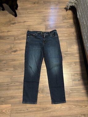 Men's Dark Blue Denim Jeans Athletic fit